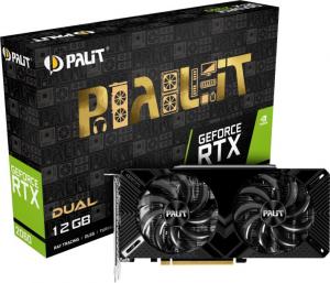 Karta graficzna Palit GeForce RTX 2060 Dual 12GB GDDR6 (NE62060018K9-1160C) 1