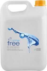 Over Clean Urine Free 5L - bioenzymatyczny preparat usuwający mocz oraz inne zabrudzenia organiczne 1