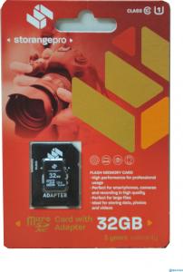 Karta Storange Pro MicroSDHC 32 GB Class 10 UHS-I  (STO24) 1