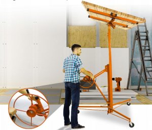 Hurtex Podnośnik g-k winda do płyt podnośnik do płyt osb 2