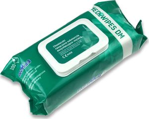 Medilab MEDILAB Mediwipes DM 100szt FLOW PACK Chusteczki do dezynfekcji oraz mycia delikatnych małych powierzchni 1