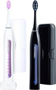 Szczoteczka Vitammy Szczoteczka soniczna Aurum 2 szt. Rose/Black Noire 1