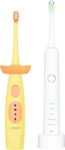 Szczoteczka Vitammy Szczoteczka soniczna Symphony White + Little Dino Yellow 1