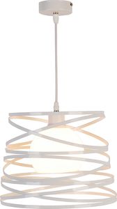 Lampa wisząca Candellux Nowoczesna lampa wisząca LED Ready biała Candellux Akita 50101042 1