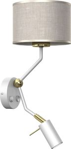 Kinkiet Milagro Lampa ścienna LED Ready do jadalni biały Milagro z wężykiem do czytania MLP7494 1