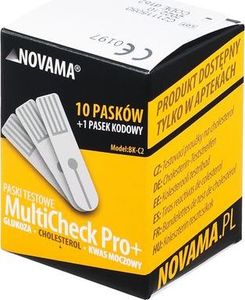 Novama NOVAMA MULTICHECK PRO+ Paski testowe do cholesterolu / 10 szt 1