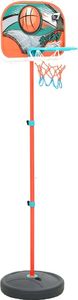 vidaXL Przenośny zestaw do koszykówki, regulowany, 133-160 cm 3