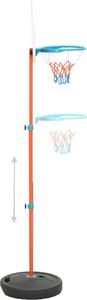 vidaXL Przenośny zestaw do koszykówki, regulowany, 133-160 cm 6