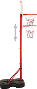 vidaXL Zestaw do koszykówki, regulowany w zakresie 138,5-166 cm 4