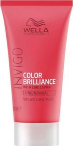 Wella Invigo Color Brillance Fine Normal maska do włosów cienkich i normalnych 30ml 1