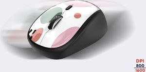 Mysz Trust YVI Pink Circles (24441) 8