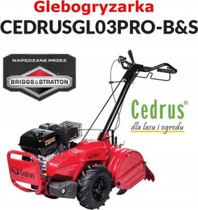 Glebogryzarka Cedrus CEDRUS GL03 PRO-B&S GLEBOGRYZARKA SPALINOWA PRZECIWBIEŻNA KULTYWATOR 6.5KM / 45cm SILNIK B&S Briggs&Stratton GL03 - EWIMAX - OFICJALNY DYSTRYBUTOR - AUTORYZOWANY DEALER CEDRUS 26