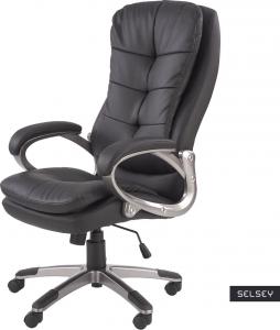 Krzesło biurowe Selsey Refeebled Czarne 1