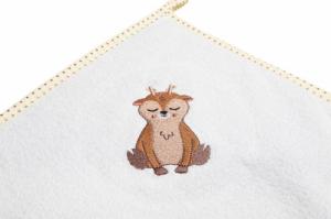 Sensillo OKRYCIE KĄPIELOWE FROTTE 100X100 JELONEK BEIGE 4