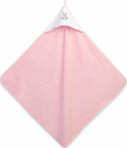 Sensillo OKRYCIE KĄPIELOWE FROTTE 100X100 KRÓLICZEK RÓŻOWY 2