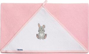 Sensillo OKRYCIE KĄPIELOWE FROTTE 100X100 KRÓLICZEK RÓŻOWY 4