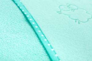 Sensillo OKRYCIE KĄPIELOWE OWIECZKA 80X80 TURKUSOWY 3