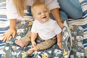 Sensillo KOMPLET DO WÓZKA WAFEL BOHO BRUDNY RÓŻ 8