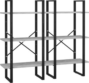 vidaXL Regał, szarość betonu, 60x30x210 cm, płyta wiórowa 5