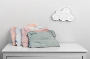 Sensillo PODUSZKA DO WÓZKA MUŚLINOWA SZARY 6