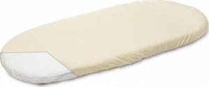 Sensillo PRZEŚCIERADŁO JERSEY DO WÓZKA KREMOWY 35X75 2