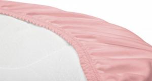 Sensillo PRZEŚCIERADŁO JERSEY DO WÓZKA RÓŻOWY 35X75 3