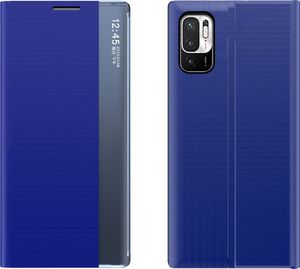 Hurtel Sleep Case pokrowiec etui z klapką typu Smart Cover Xiaomi Redmi Note 10 5G / Poco M3 Pro niebieski 1