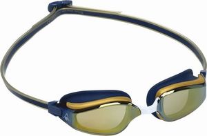 Aqua Sphere Aquasphere okulary Fastlane gold titanium mirror EP2940475 LMG navy blue-gold Uniwersalny 1