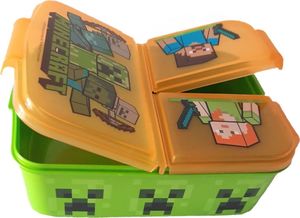 Stor Śniadaniówka pojemnik lunchbox 3 komory Minecraft 1
