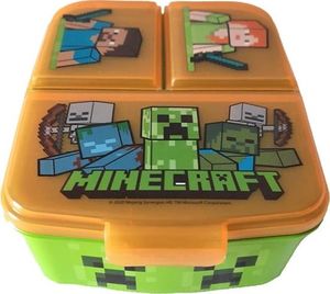 Stor Śniadaniówka pojemnik lunchbox 3 komory Minecraft 3