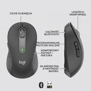 Mysz Logitech M650 L Grafitowy (910-006236) 6