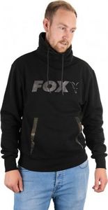Fox Fox Black/Camo High Neck S - bluza wędkarska 1