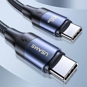 Kabel USB Usams USB-C - USB-C 1.2 m Czarny (6958444973333) 7