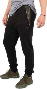 Fox Fox LW Black/Camo Print Jogger XXL - spodnie wędkarskie dresowe 1