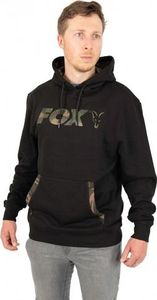 Fox Fox LW Black/Camo Print Pullover Hoody XL - bluza wędkarska z kapturem 1