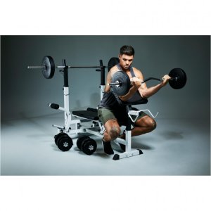 Gorilla Sports GORILLA SPORTS Ławka pod sztangę 6w1 11