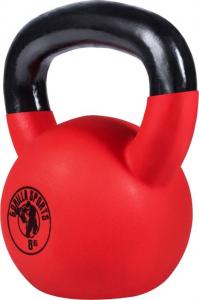 Kettlebell Gorilla Sports gumowany 8 kg 2