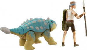 Figurka Mattel Jurassic World Human & Dino Pack - Ben & Ankylosaurus Bumpy (GWM24/HBY65) 4