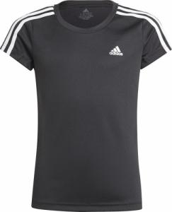 Adidas Koszulka adidas Designed 2 Move 3-Stripes Tee girls GN1457 GN1457 czarny 140 cm 1