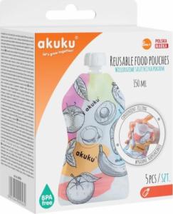 Akuku Saszetki wielorazowe na pokarm A0056 2