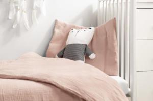 Sensillo POŚCIEL MUŚLINOWA 2-EL. BRUDNY RÓŻ 100X135 CM 2