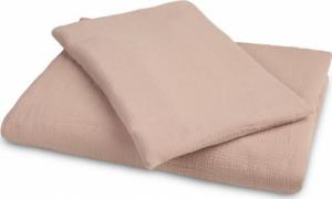 Sensillo POŚCIEL MUŚLINOWA 2-EL. BRUDNY RÓŻ 100X135 CM 4