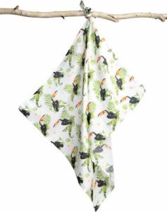 Sensillo PIELUCHA MUŚLINOWA TUKANY 70 X 80 2