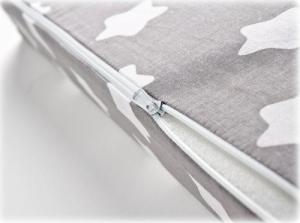 Sensillo POSZEWKA NA KLIN 38x60 GWIAZDKI SZARE 2