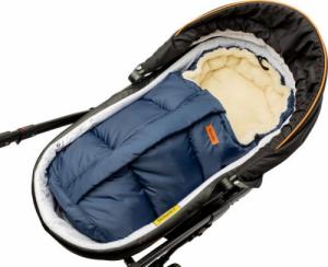 Sensillo Śpiworek Combi 3w1 z wełny - granatowy (SILLO-8479) 4