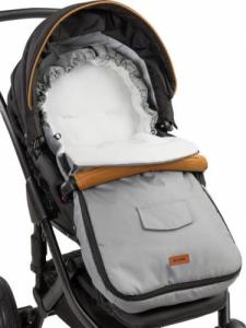Sensillo Śpiworek Polar Light do wózka szary 4