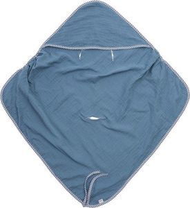 Sensillo OTULACZ MUŚLINOWY DO FOTELIKA NIEBIESKI 75x75 2