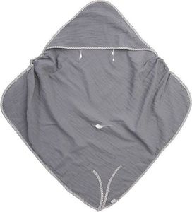 Sensillo OTULACZ MUŚLINOWY DO FOTELIKA GRAFITOWY 75x75 2