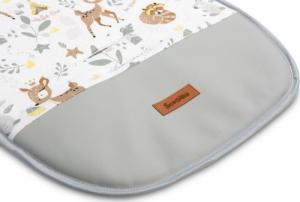 Sensillo WKŁADKA DO WÓZKA VELVET BIAŁY LEŚNA PRZYGODA 2