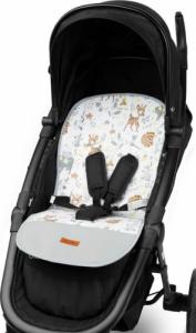 Sensillo WKŁADKA DO WÓZKA VELVET BIAŁY LEŚNA PRZYGODA 3